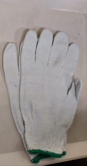 cotton knitted gloves