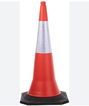 Reflective Traffic Cones with Heavy Bases
